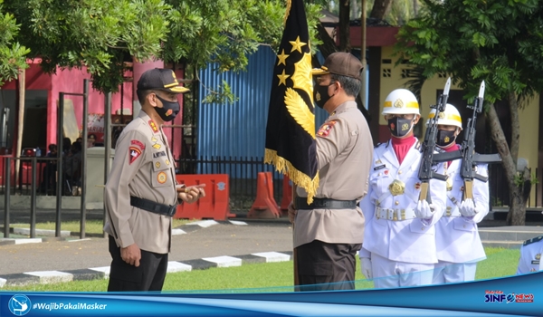 Gelar Tradisi Wellcome dan Farewell Parade, Kapolda Irjen Akhmad : Siap Lanjutkan Program Kerja Polda Gorontalo