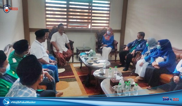 Silaturahmi ke GP Ansor Jabar, Ketua DPW PAN Jabar Menuggu Lamaran