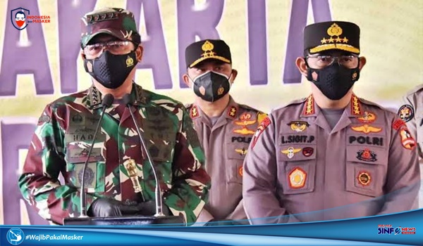PANGLIMA TNI Marsekal Hadi Tjahjanto dan Kapolri Jenderal Polisi Listyo Sigit Prabowo @2021SINFONEWS.com