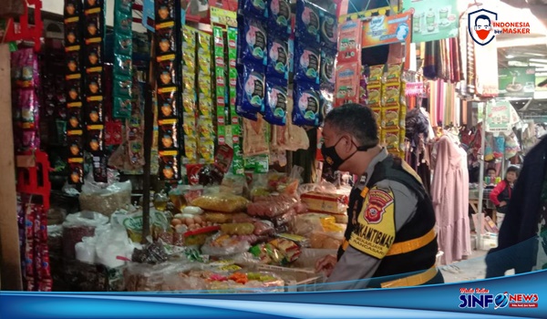 Cek Ketersediaan Minyak Goreng Curah, Polisi Sidak Ke Toko Pasar Tradisional