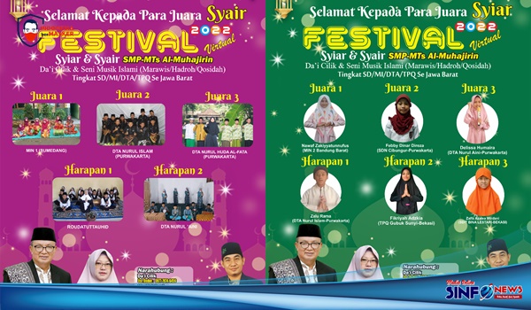 Festival Syair Syiar SMP-MTs Al-Muhajirin Tahun 2022 Berhadiah Jutaan Rupiah