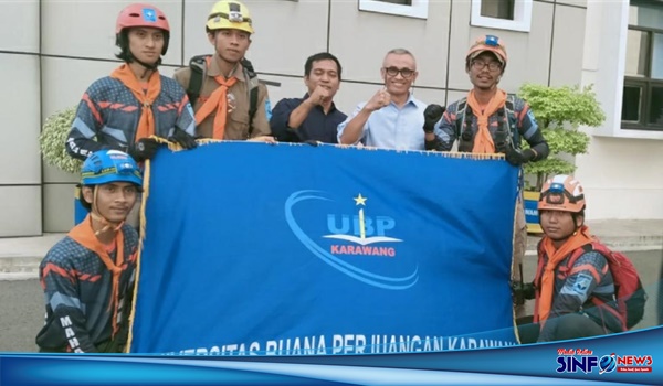 UBP Karawang saat bantu Korban Bencana Gempa@2022SINFONEWS.com