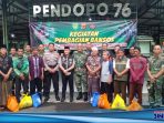 Sinergitas TNI-Polri dan HDCI Ciko Bagikan Ratusan Sembako