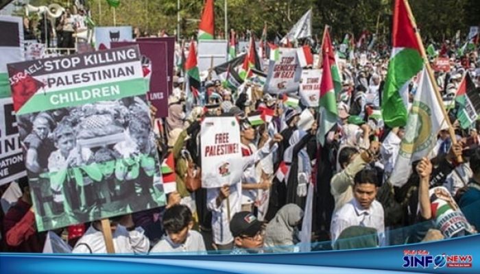 Enam Tuntutan Aksi Akbar Bela Palestina : Israel Pelanggar HAM Berat