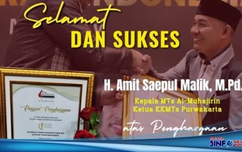 H Amit Saepul Malik, M.Pd.I Raih Anugerah Literasi Indonesia Tahun 2023 @2023SINFONEWS.com