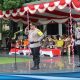 KEPALA Kepolisian Daerah Gorontalo Irjen Pol. Drs. Angesta Romano Yoyol memimpin Apel Gelar Pasukan Operasi Lilin Otanaha 2023 @2023SINFONEWS.com