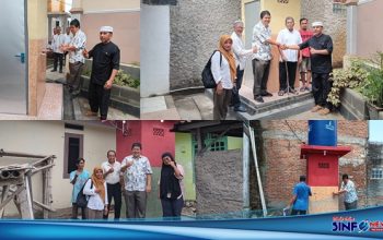 Anggota DPRD Karawang Natala Sumedha saat tinjau Pnggunaan AAir Bersih Sumur Bor di tiga lokasi@2024SINFONEWS.com