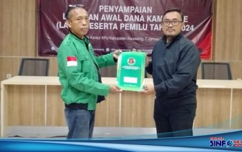 Parpol Perserta Pemilu 2024 di Karawang Sudah Laporkan LADK, Putra M Wifdi : Terhindar dari Sanksi