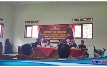 Rapat Pleno Rekapitulasi Penghitungan dan Perolehan Suara Pemilu 2024 tingkat PPK Cilamaya Kulon