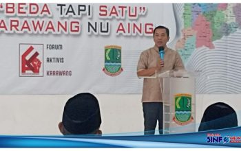 Bupati Aep Hadiri Halalbihalal Forum Aktivis Kabupaten Karawang